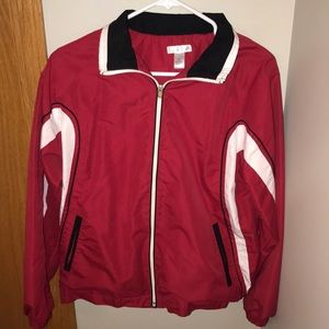 Vintage red windbreaker